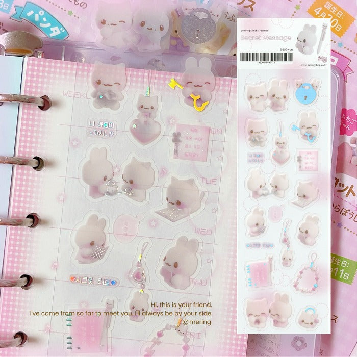 Mering - secret message sticker