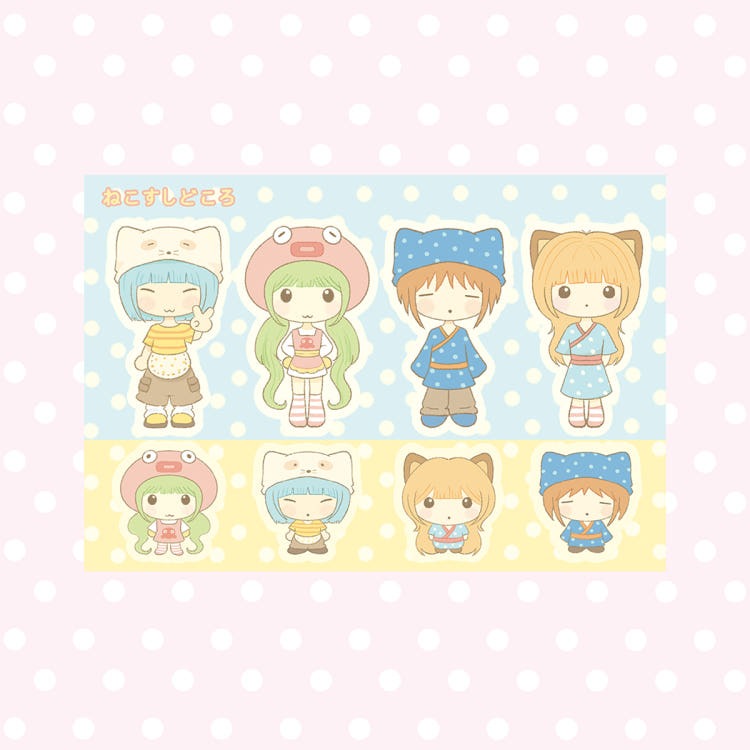 dori - part time sticker sheet