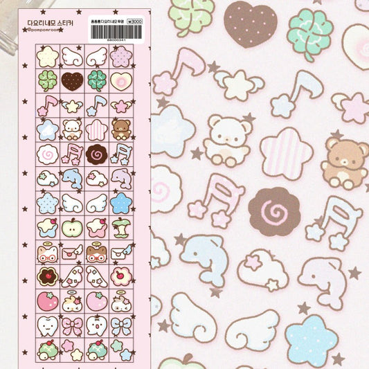 Pompomroom - square Sticker