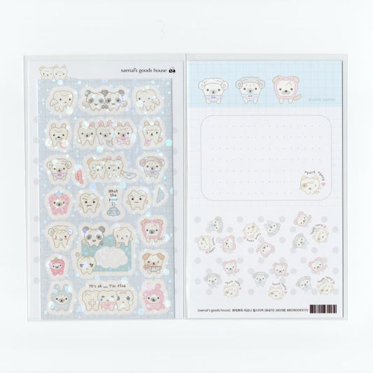 saenal - molars sticker sheet