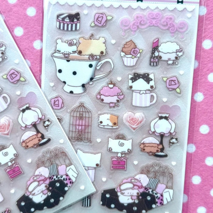 Happy nyang day - Rose tea time sticker