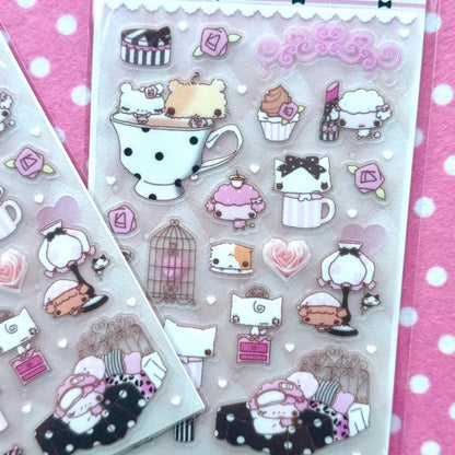 Happy nyang day - Rose tea time sticker