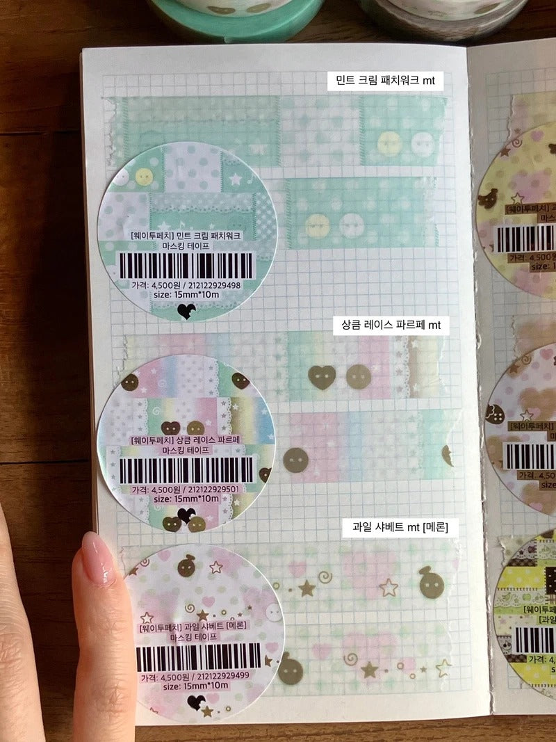 waytoofetch - lace parfait masking tape