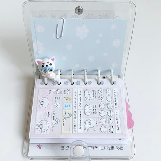saenal - curly diary sticker sheet