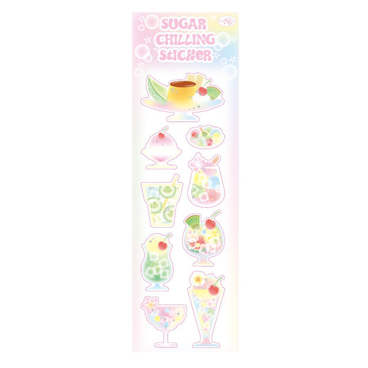 ♡ Pearly Button - Sugar Chilling Sticker