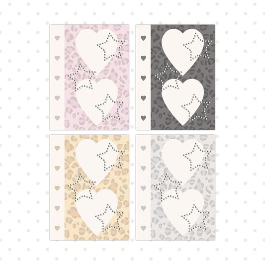 ahchuucoco - leopard print memo sticker sheet