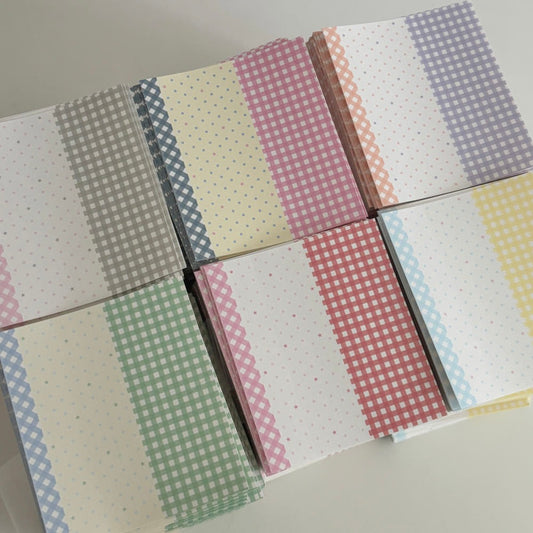 the glint of - mixed pattern memo sticker sheet