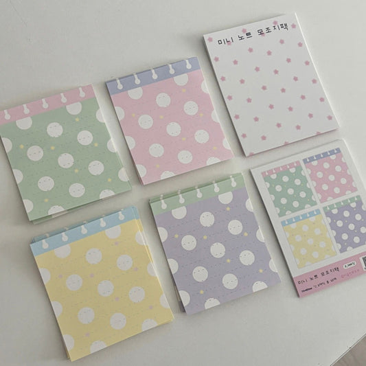 the glint of - mini note memo sticker sheet