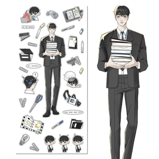 baeksan - woojin office worker sticker sheet