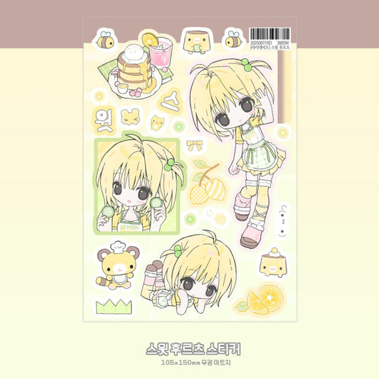 raridays - sweet fruit sticker sheet
