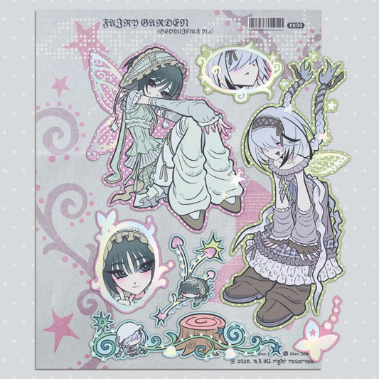 alien storm - fairy garden sheet sticker
