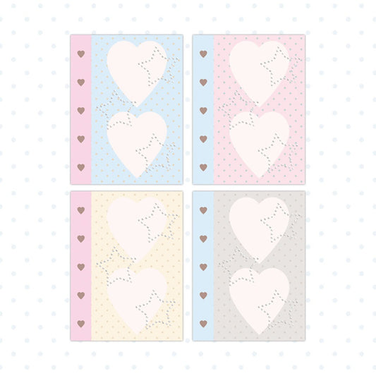 ahchuucoco - dot pattern memo sticker sheet