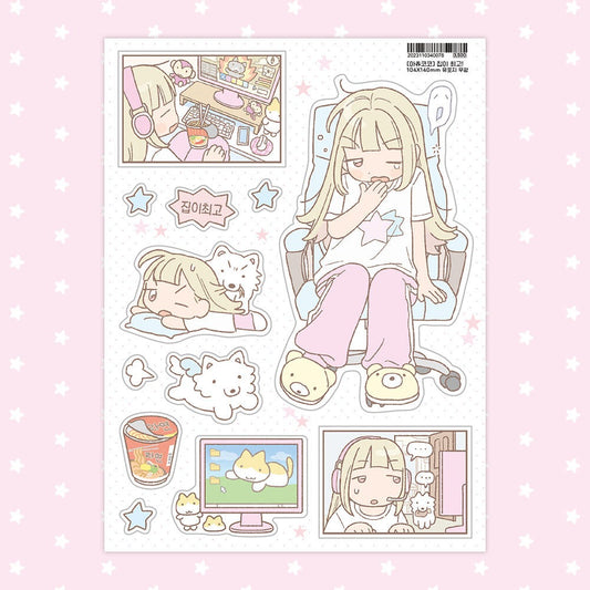 ahchuucoco - home is best sticker