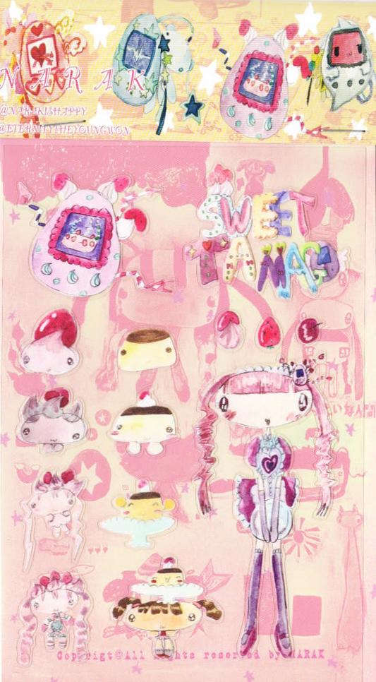 narakishappy - sweets tamago sticker