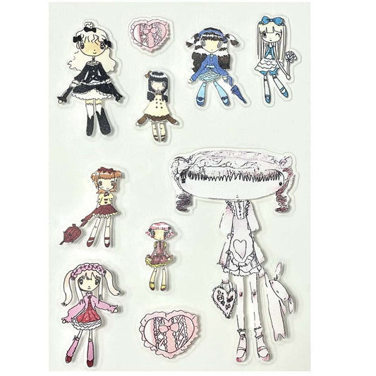 narakishappy - happy girls sticker