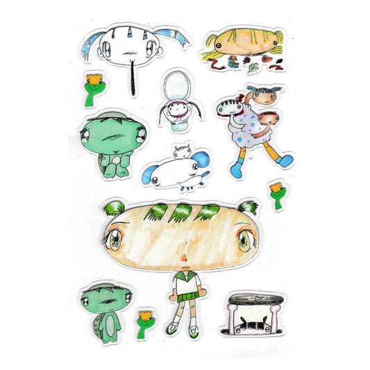 narakishaappy - green ghost story sticker