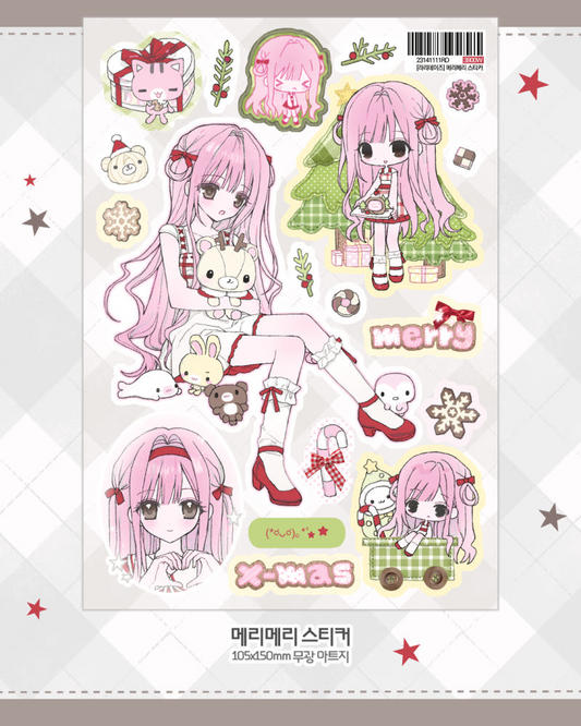 raridays - merry merry sticker sheet
