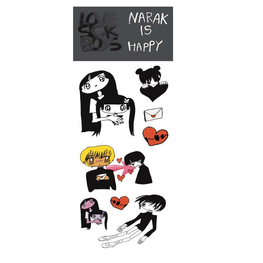 narakishappy - lovesick boys sticker