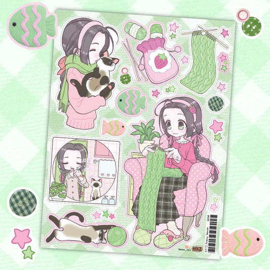 heez - cozy house sticker