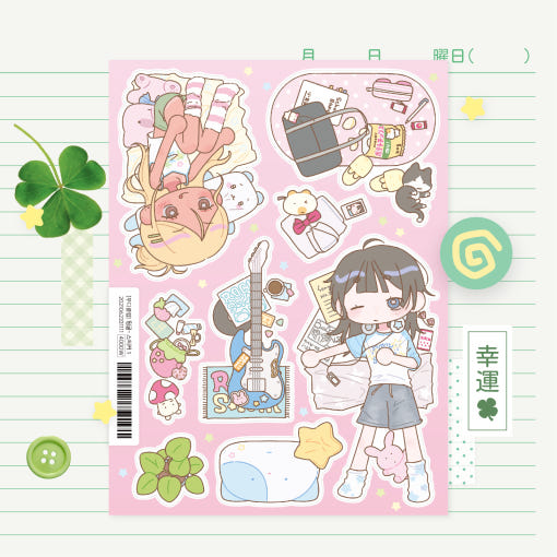 ♡ moodyclub - Lazy 1 sticker