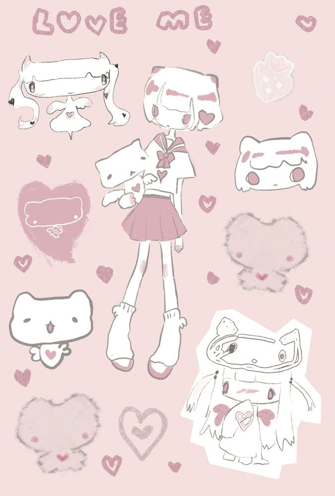 narakishappy - love me sticker