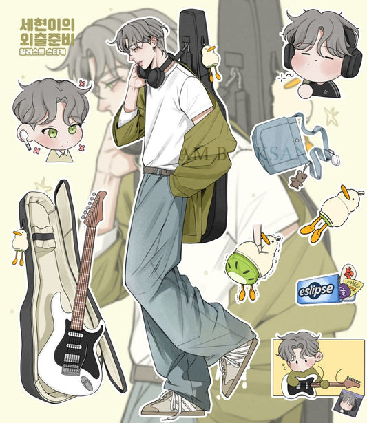 baeksan - sehyun sticker sheet