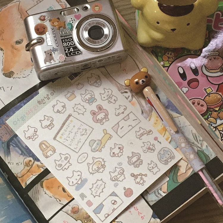 munyu - clumsy henyangi sticker sheet