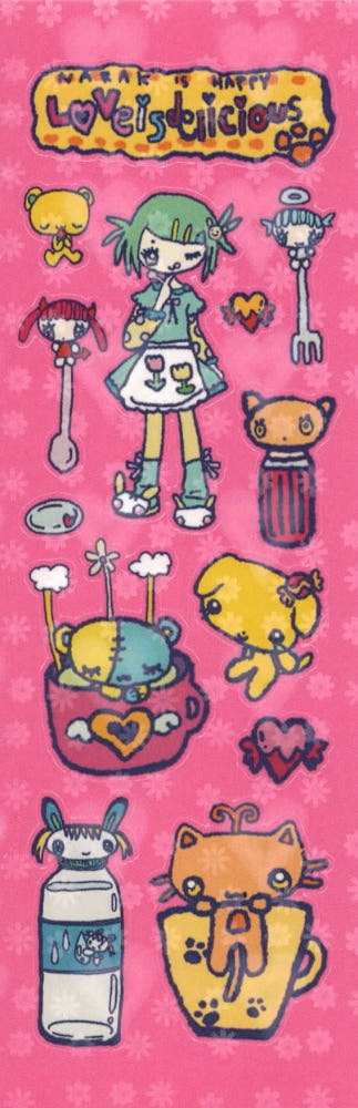 narakishappy - love is delicious sticker
