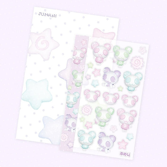 Jumani - panda lovers club sticker