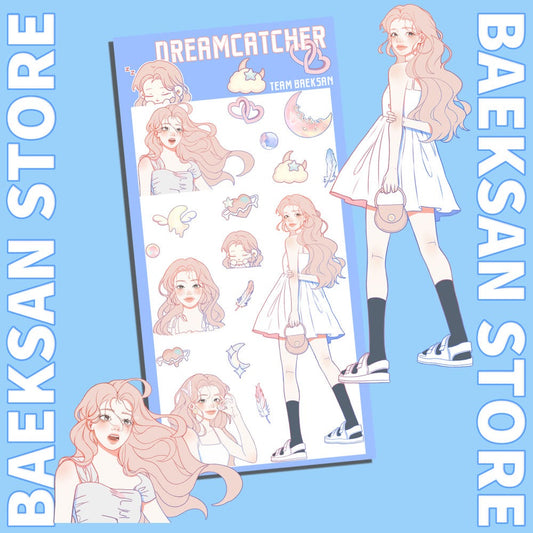 baeksan - dreamcatcher sticker sheet