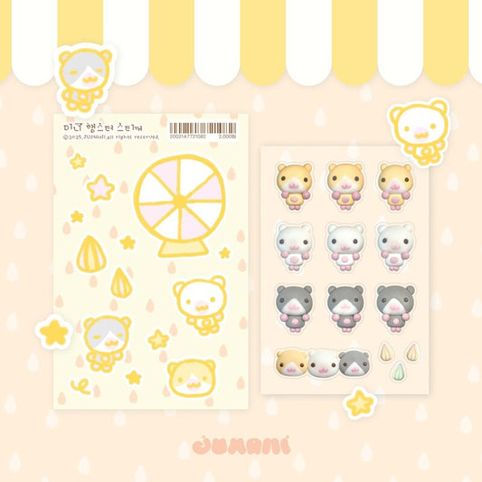 Jumani - mini hamster sticker