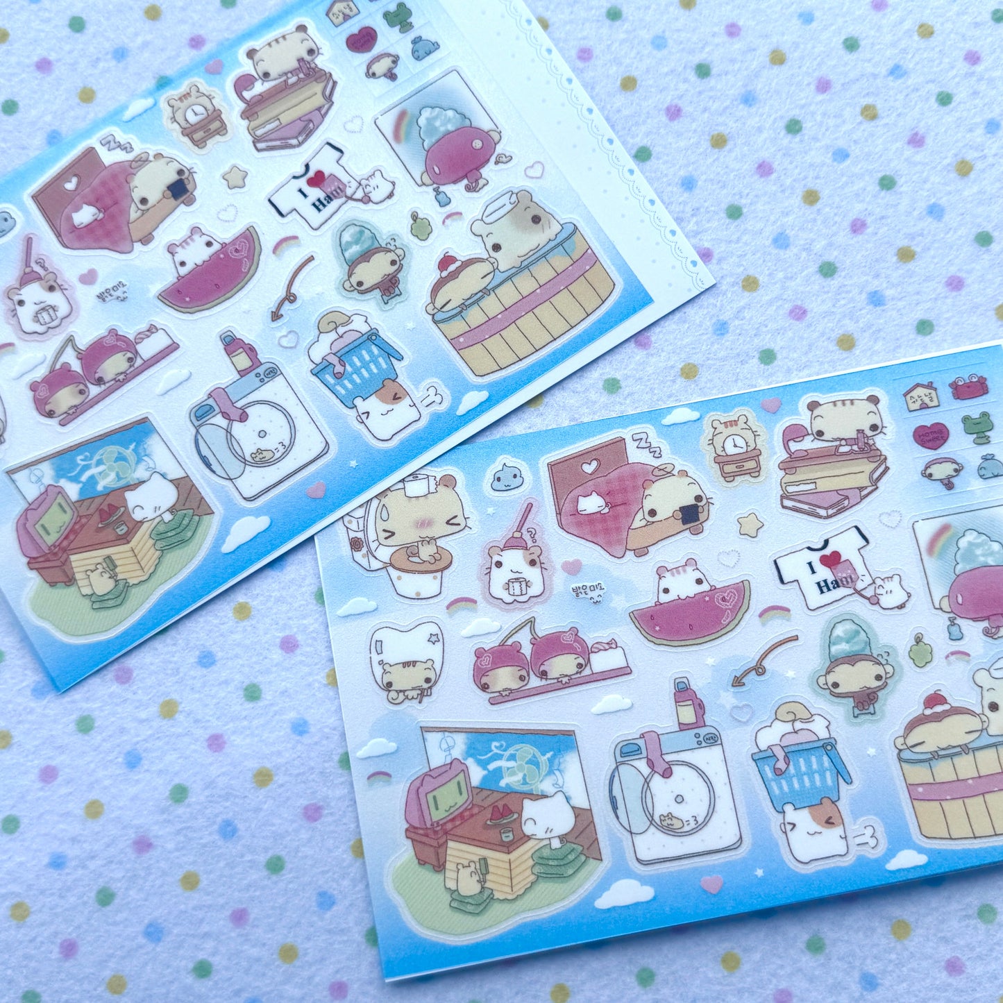 ♡ Happy Nyang Day - Hamster Sweet Home Sticker