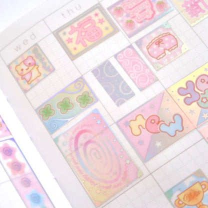 ♡ Pearly Button - Label Sticker