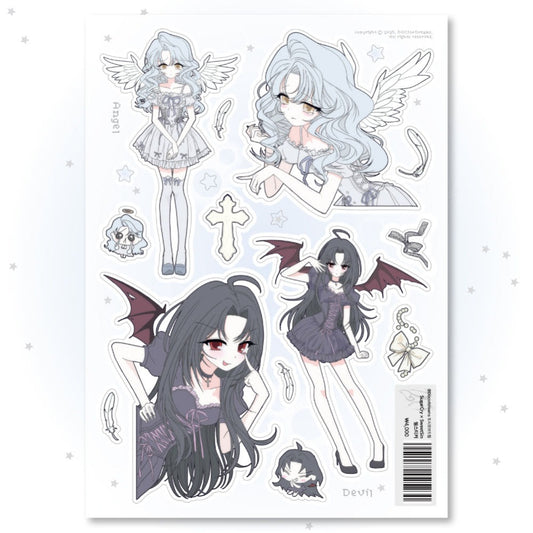 dociofdreams - sugarcry sweetsin sticker sheet