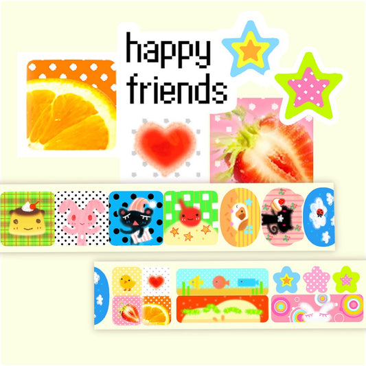 zalza - happy friends kisscut tape