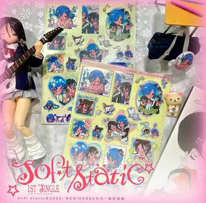 Sunonebird x renewal of soft static sticker