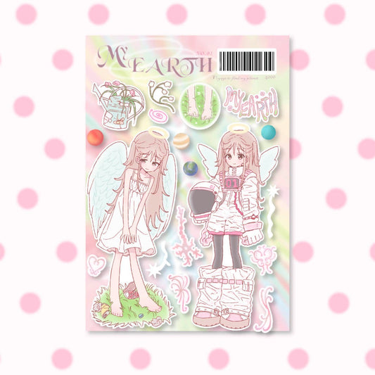 ricomaru - my earth sticker sheet