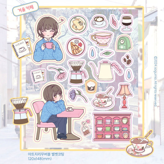sogumio - gyeoul cafe sticker sheet