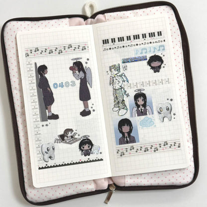 JUBA - After School Glitter Clear Removable Sticker