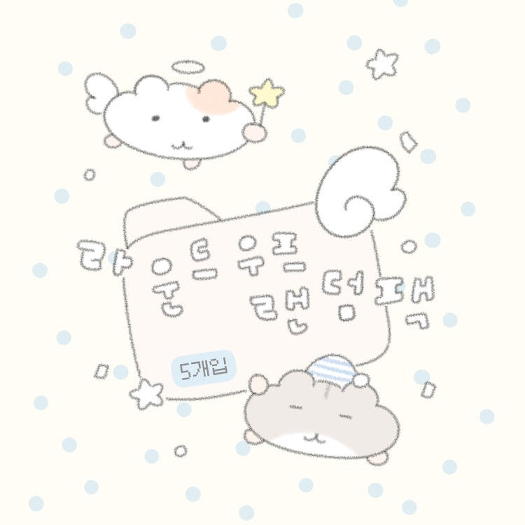 roundoeuf - random sticker pack 5 sheets