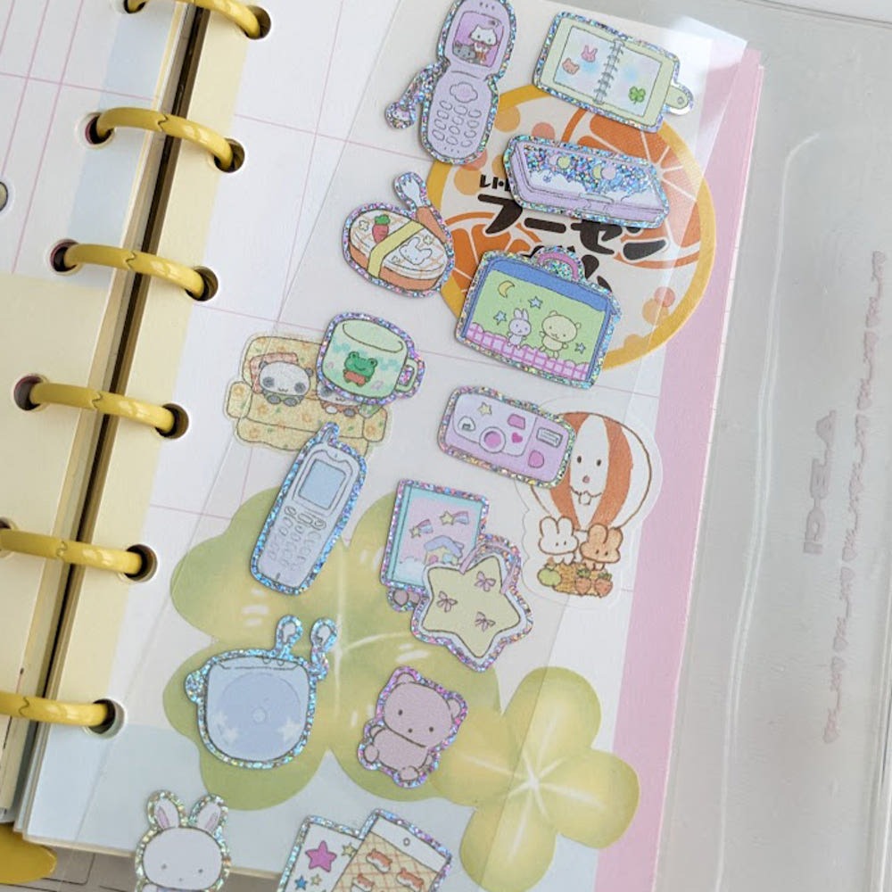 heartwarmingclub - hologram sopeum sticker sheet