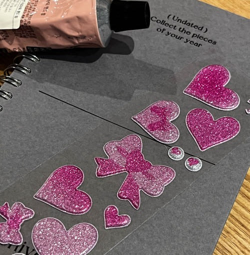 ♡ Hoonzzi - Sponge PVC Heart Sticker