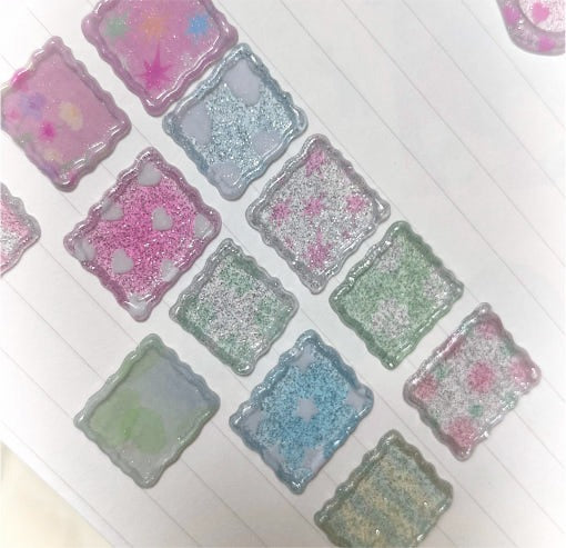 ♡ Hoonzzi - Glitter Stamp Sealing Wax Sticker