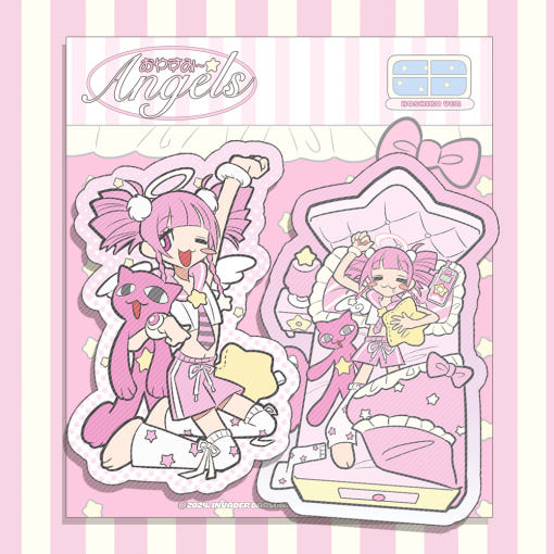 invader darling - goodnight angels sticker