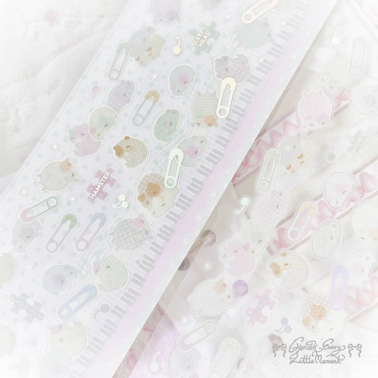 cherish 203 - hamster sticker sheet