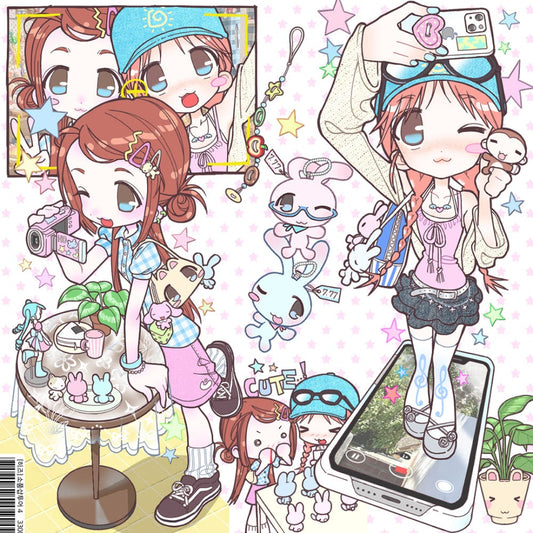 heez - prop shop tour sticker sheet