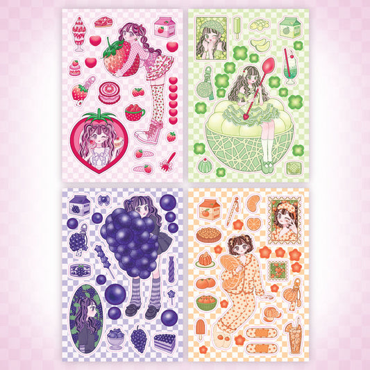 sinekeem - fruit Sticker