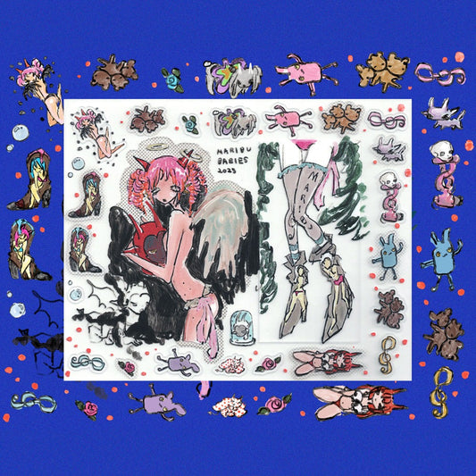 Maribu - devil on my shoulder sticker