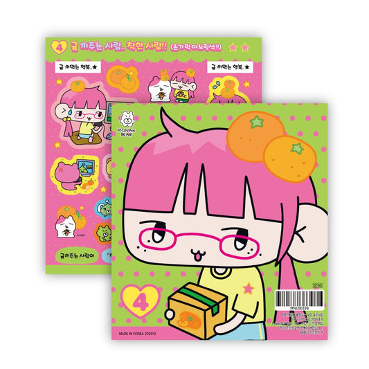 monanbear - mandarin sticker