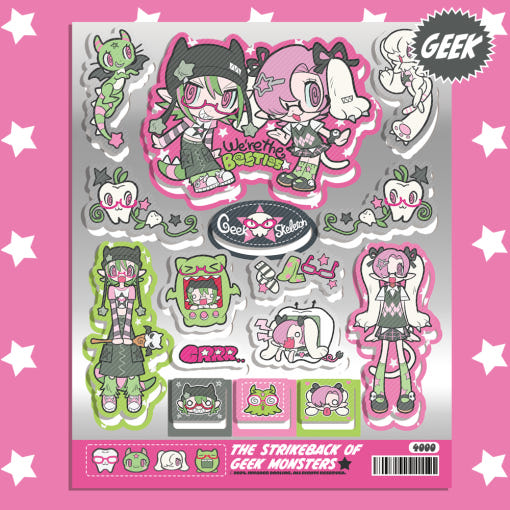 invader darling - the strikeback girls sticker